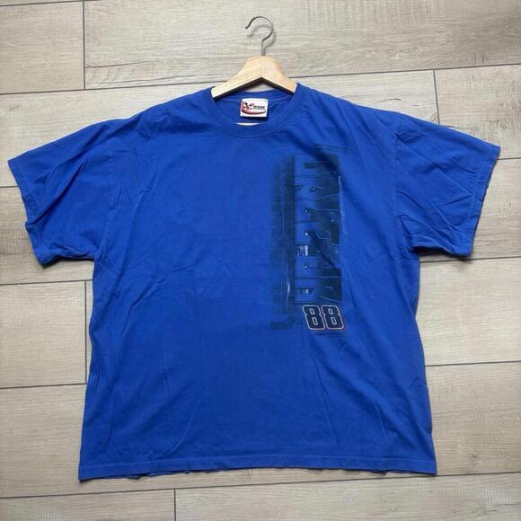 Vintage Dale Earnhardt Jr NASCAR T-Shirt XL Chase Authentics National Guard Blue - Picture 2 of 6